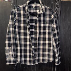 L.L. Bean Women's Scotch Plaid Flannel Shirt